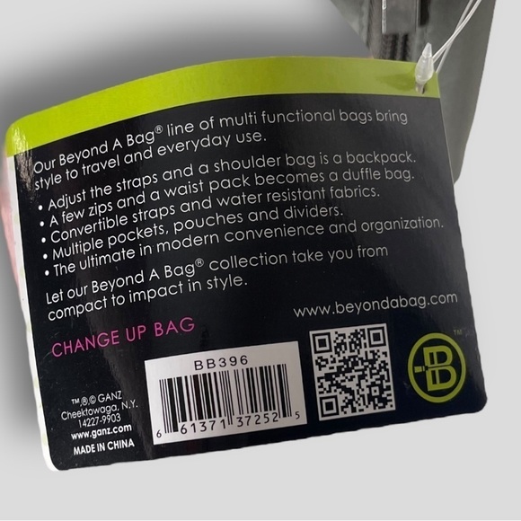 Ganz Beyond A Bag , 3 Sacs in One | Color: Green Blue  | Size: 3 Sacs in 1 - Picture 12 of 16